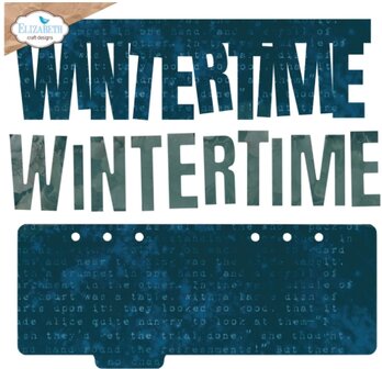 Stans Wintertime wordstrip p/set