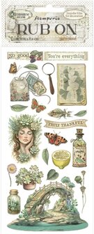 Herbarium Silvae Rub-On 10x21cm Bridge 