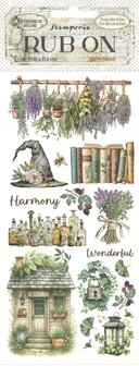 Herbarium Silvae Rub-On 10x21cm Lavender 