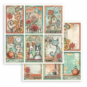 Scrappapier Furry Friends 6 Cards 30.5x30.5cm p/vel