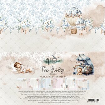 Paper pad The Baby 30.5x30.5cm p/6vel