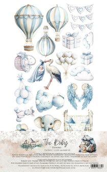 Extras set Baby boy 15x30.5cm p/6vel