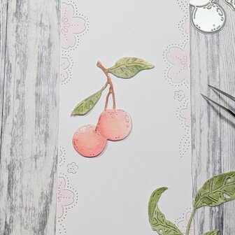 Stans kers met blad 38x50mm p/st