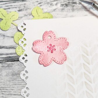 Stans Kleine bloementag 26x25mm p/st