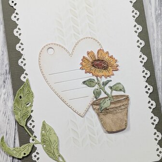 Stans zonnebloem in pot p/st