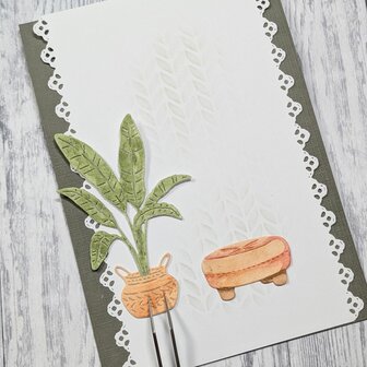 Stans leren kruk/poef 35x20mm p/st