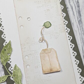 Stans theezakje nieuw model 24x72mm p/st