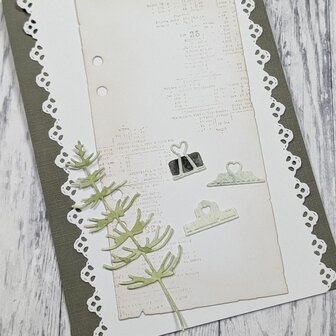 Stans clips met hartjes 3st p/st