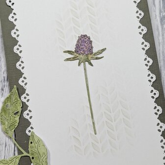 Stans distel bloem 33x71mm p/st