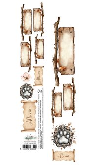 Papierstrook uithangborden 30x5cm &ndash; friends of the forest