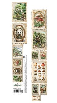 Papierstrook postzegels 30x5cm &ndash; friends of the forest
