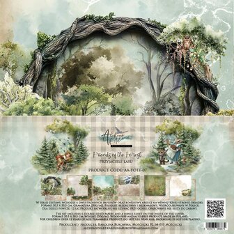 Paper pad Friends of the Forest 30.5x30.5cm p/6vel