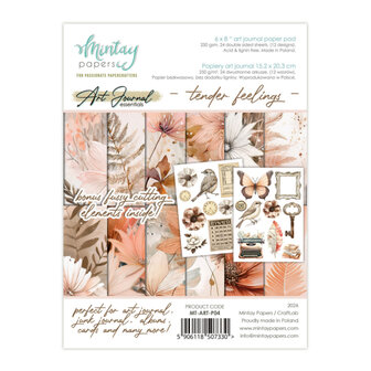 Art Journal Paper Pad 15x20cm Tender Feelings p/24vel