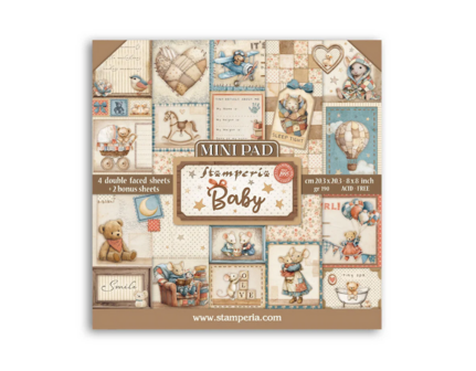 Paper pad 20x20cm Baby mini blok p/6vel  