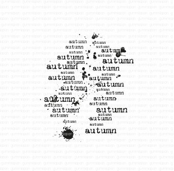 Stamp multi AUTUMN Achtergrond 54x65mm p/st rubber unmounted 