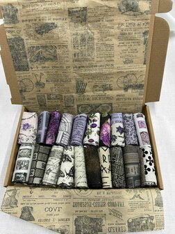 Box of Seeds Tim Holtz Palette paars-charcoal p/doos