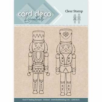 Clear Stamp Nutcracker p/st