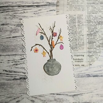 Stans gedecoreerde paastakken p/st