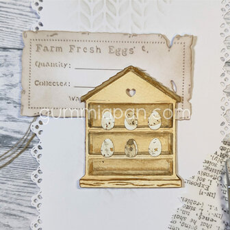 Stans Kippenhuis met eieren p/st