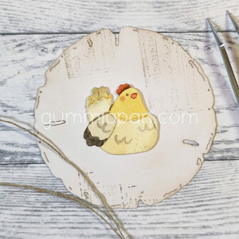 Stans liggende kip 26x25mm p/st