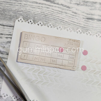 Stans bingo kaart met rondjes p/st