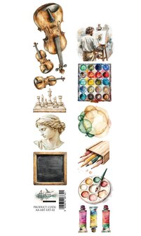 Papierstrook viool 30x5cm &ndash; ART