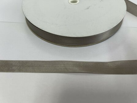 Seambinding Taupe Tan F93 15mm p/mtr kreukellint 