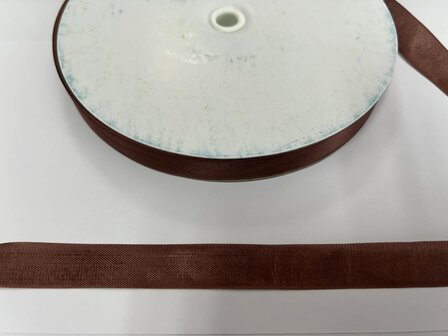 Seambinding Amber Brown F94 15mm p/mtr kreukellint 