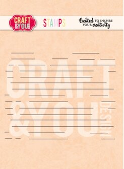 Clear stamp Lined Paper p/st