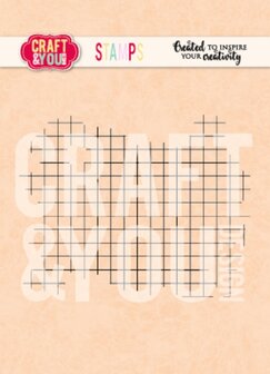 Clear stamp grid Paper p/st