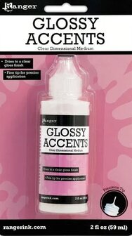 Ranger Glossy Accents Clear Dimensional Medium 2 fl oz  p/st