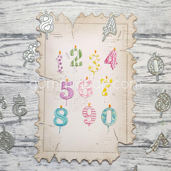 Stans Cake candles 26mm hoog p/st