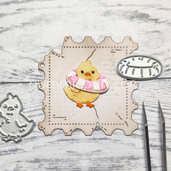 Stans eend in zwemband p/st