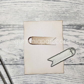 Stans Dun label tag met V p/st