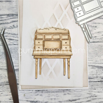 Stans Bureau met laden 60x77mm p/st