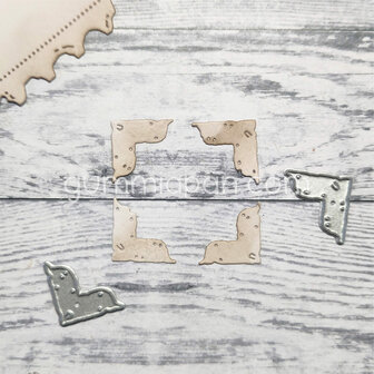 Stans oude fotohoekjes 17x17mm p/st