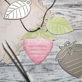 Stans aardbei tag p/st