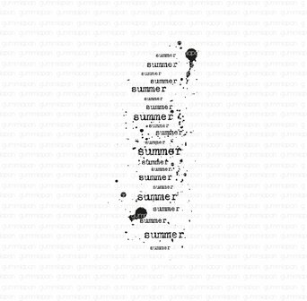 Stamp multi SUMMER Achtergrond 35x85mm p/st rubber unmounted 