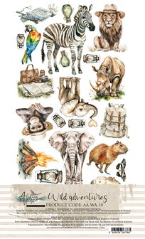 Extras set In Wild Adventures 15x30.5cm p/6vel  