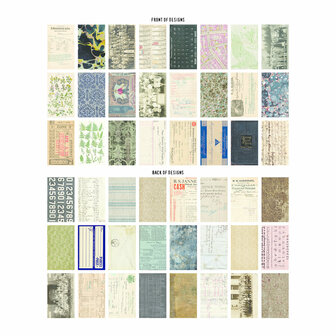 Papier Tim Holtz Backdrops Volume 3 15x25cm p/24vel