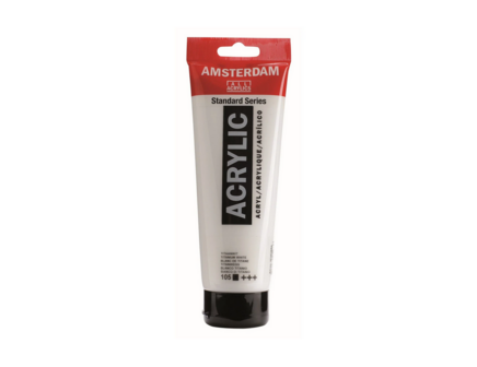 Amsterdam &bull; Acrylic Tube 120ml Titanium white 105 p/st