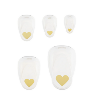 Figuurpons set hartjes p/5st