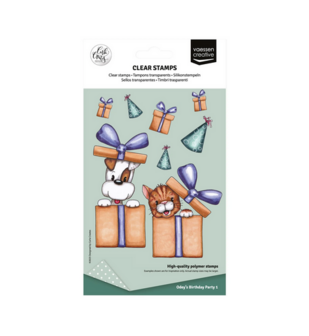 Vaessen Creative &bull; Clear Stamps Odey's Birthday Party 1 p/10st