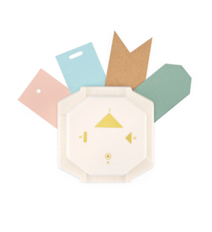 Vaessen Creative &bull; 4-in-1 Corner Punch Retro Labels