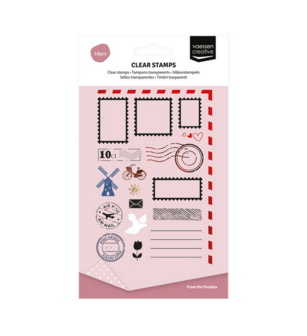 Vaessen Creative &bull; Clear Stamps From the Postbox A6 18pcs