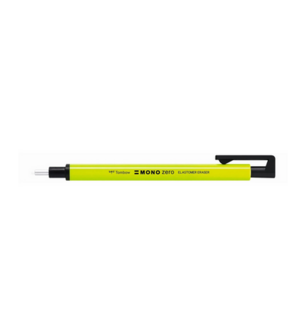 Tombow &bull; Precision eraser MONO zero refillable round tip dia 2.3mm geel