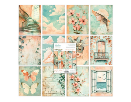 Art Journal Paper Pad 15x20cm Peachy Breeze p/24vel