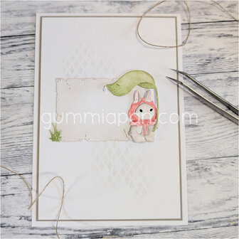 Stans Kawaii Bunny met paraplublad p/st