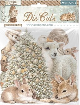 Ephemera White Christmas by Cristina Radovan p/st