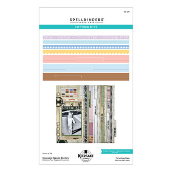 Stans Etched Turn the Page Keepsake Capsule Borders by Esther Glas 